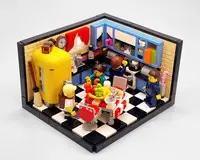 MOC-161065 Mid-Century Kitchen Diorama