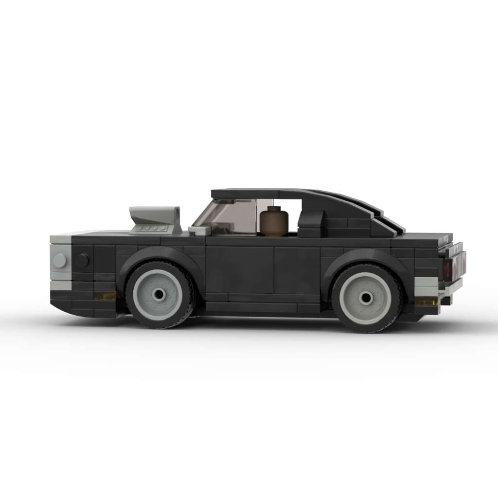 MOC Lego City - 1970 Dodge Charger fast and furious printed