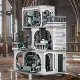 GOBRICKS MOC 154155 Slytherin Common Room and Dorm