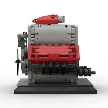 MOC W16 Engine 1000+PCS Large Version