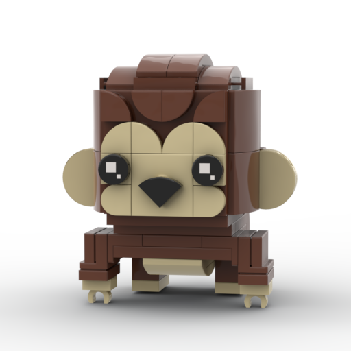 Zoo BrickHeadz Size Collection - MOC Cube Animal Bricks