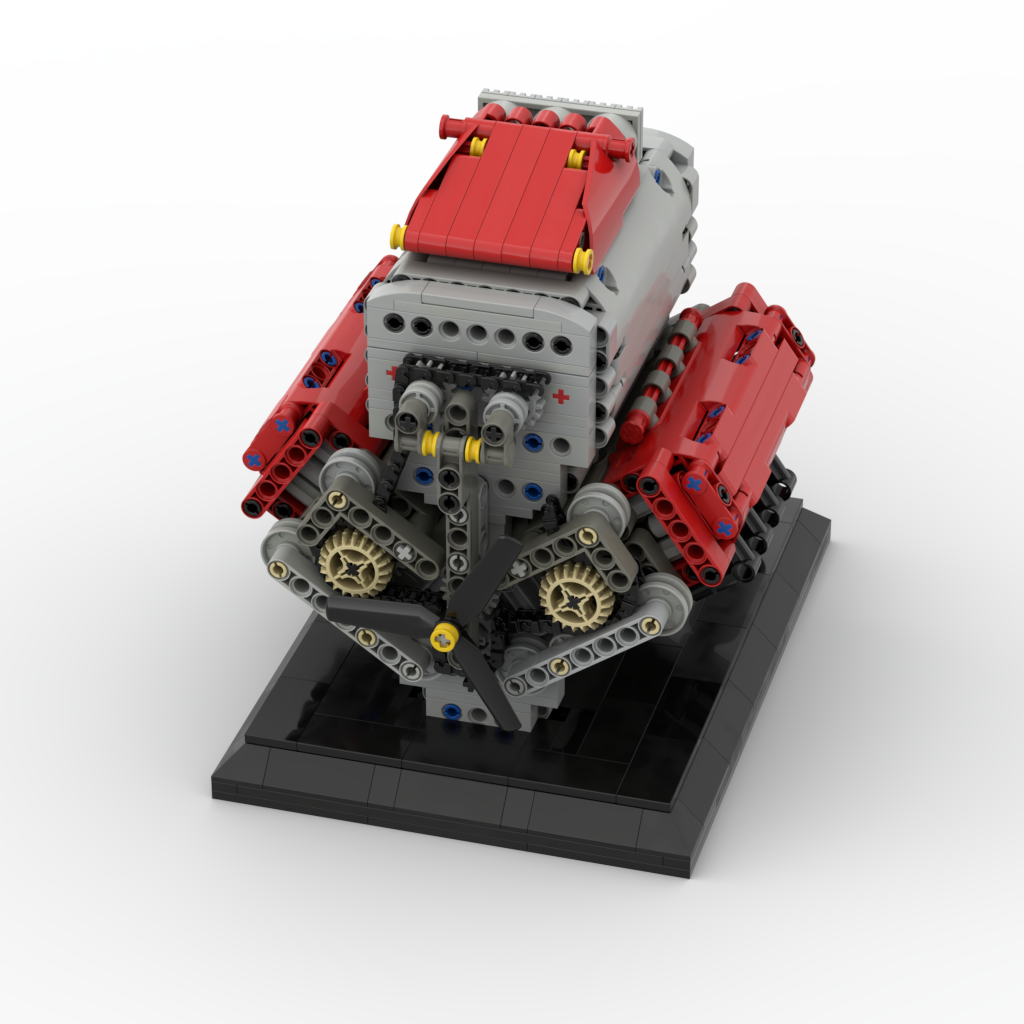 MOC W16 Engine 1000+PCS Large Version
