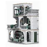 GOBRICKS MOC 154155 Slytherin Common Room and Dorm