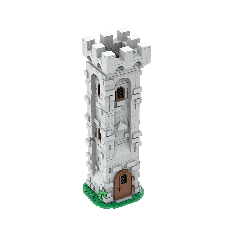 GOBRICKS MOC 134714 Lion Knight Watch Tower