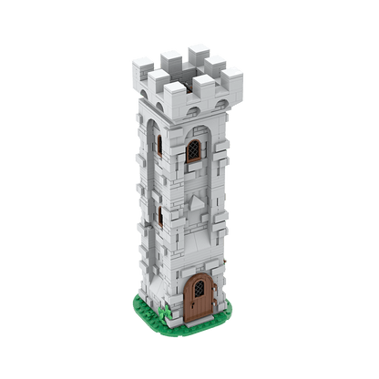 GOBRICKS MOC 134714 Lion Knight Watch Tower