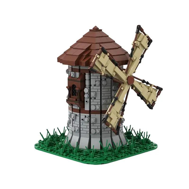 GOBRICKS MOC 154793 Medieval Windmill– MOC Brick Store