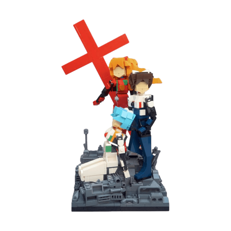 GOBRICKS MOC 150218 Evangelion Pilots Diorama– MOC Brick Store