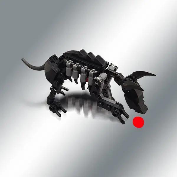 ＭＯＢ無地黒変更 GOBRICKS MOC 100798 The Hellhound– MOC Brick Store