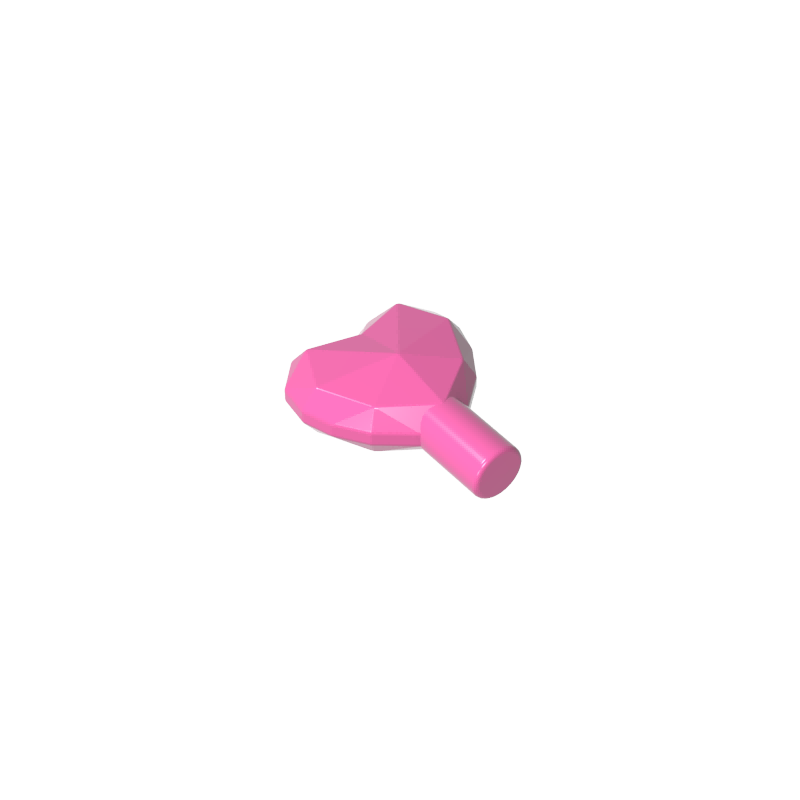 GDS-2017 - Rock - Heart Jewel with Shaft