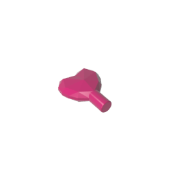 GDS-2017 - Rock - Heart Jewel with Shaft