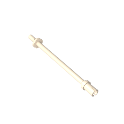 GDS-2019 - Bar 8L - Two Stop Rings / One Pin, Technic Figure Ski Pole [Flat End]