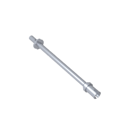 GDS-2019 - Bar 8L - Two Stop Rings / One Pin, Technic Figure Ski Pole [Flat End]