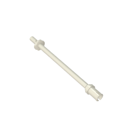 GDS-2019 - Bar 8L - Two Stop Rings / One Pin, Technic Figure Ski Pole [Flat End]