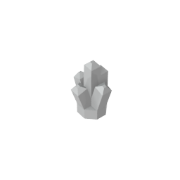 GDS-2022 - Rock 1 x 1 Crystal 5 Point