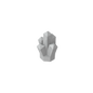 GDS-2022 - Rock 1 x 1 Crystal 5 Point