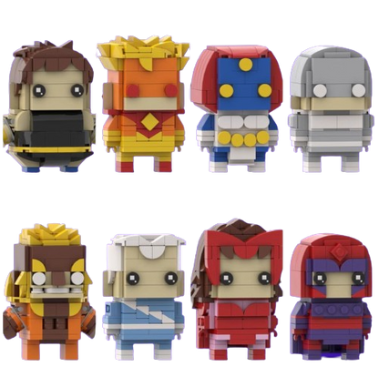 MOC Custom Marvel X-Men Brotherhood of Mutants BrickHeadz