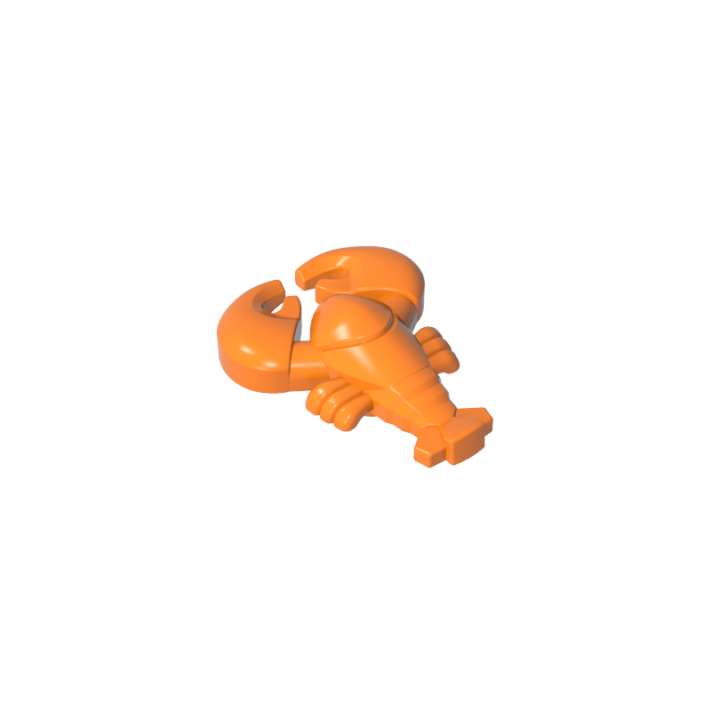 GDS-2025 - Lobster with Black Eyes Pattern