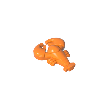 GDS-2025 - Lobster with Black Eyes Pattern