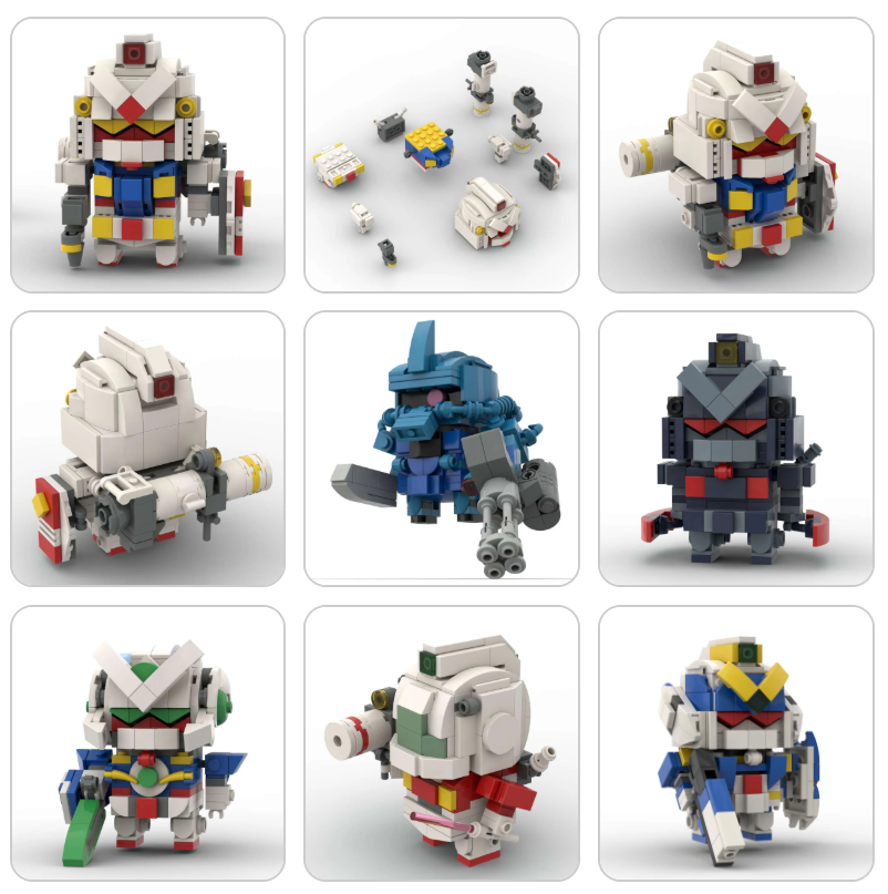 MOC SD Robot Brickhead Size