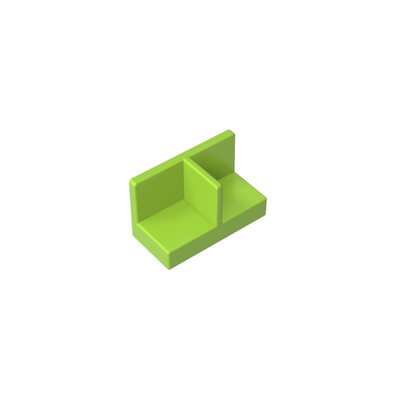 GDS-2027 - Panel 1 x 2 x 1 with Rounded Corners and Central Divider