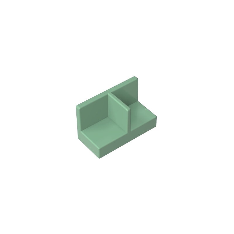 GDS-2027 - Panel 1 x 2 x 1 with Rounded Corners and Central Divider