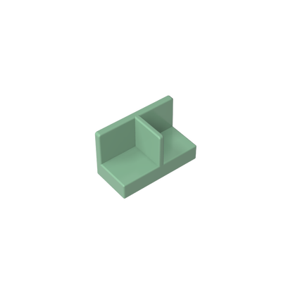 GDS-2027 - Panel 1 x 2 x 1 with Rounded Corners and Central Divider