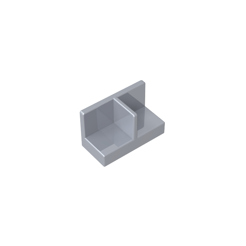GDS-2027 - Panel 1 x 2 x 1 with Rounded Corners and Central Divider