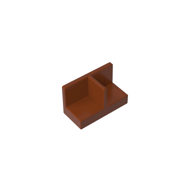 GDS-2027 - Panel 1 x 2 x 1 with Rounded Corners and Central Divider