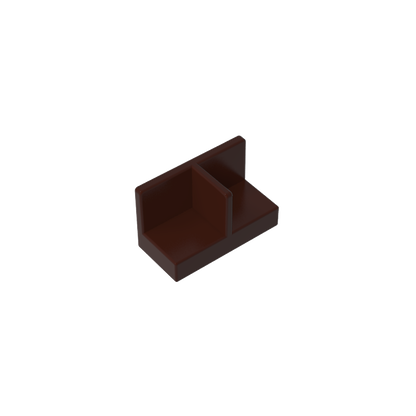 GDS-2027 - Panel 1 x 2 x 1 with Rounded Corners and Central Divider
