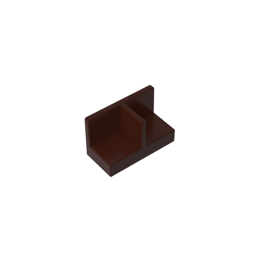 GDS-2027 - Panel 1 x 2 x 1 with Rounded Corners and Central Divider