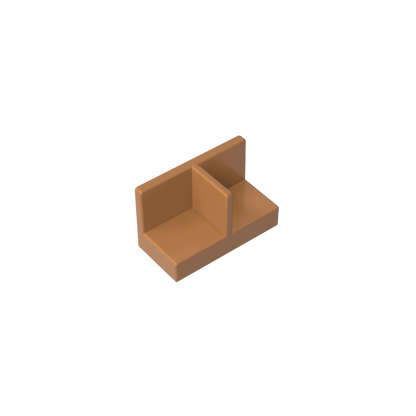 GDS-2027 - Panel 1 x 2 x 1 with Rounded Corners and Central Divider