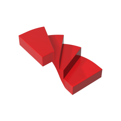 GDS-2032 - Stairs, Left 6 x 6 x 4