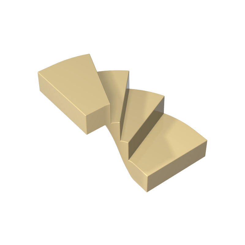 GDS-2032 - Stairs, Left 6 x 6 x 4