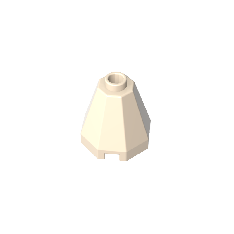GDS-2042 - Cone 2 x 2 x 1 2/3 Octagonal, Open Stud
