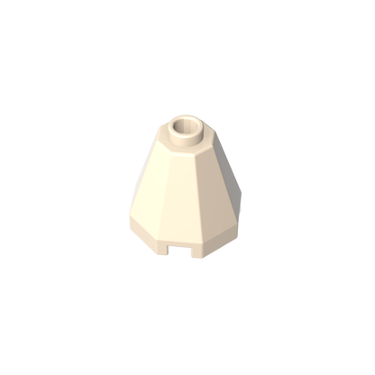 GDS-2042 - Cone 2 x 2 x 1 2/3 Octagonal, Open Stud