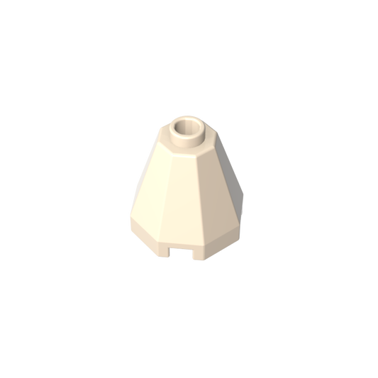GDS-2042 - Cone 2 x 2 x 1 2/3 Octagonal, Open Stud