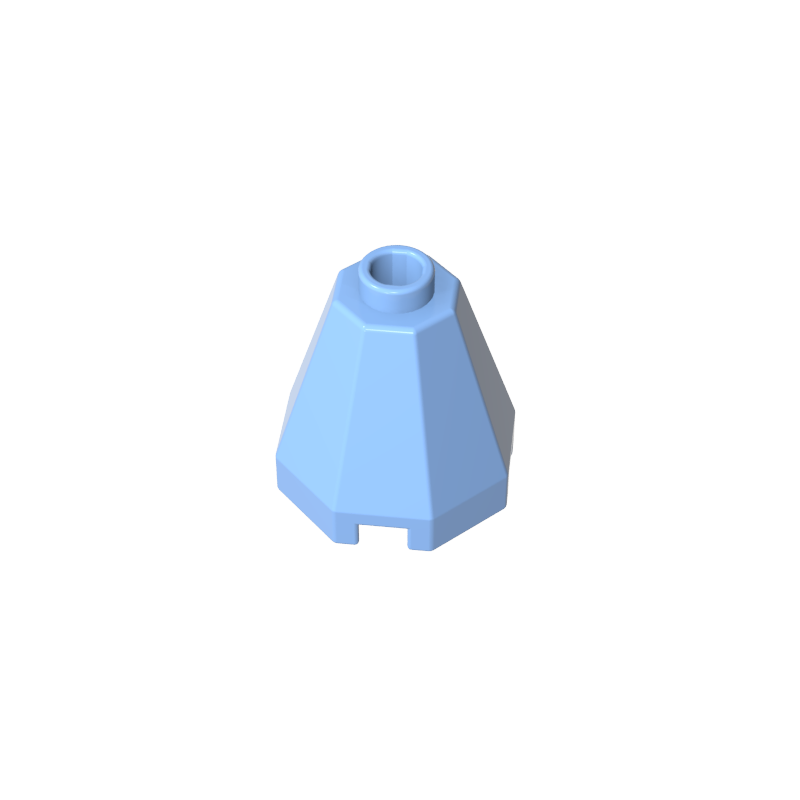 GDS-2042 - Cone 2 x 2 x 1 2/3 Octagonal, Open Stud