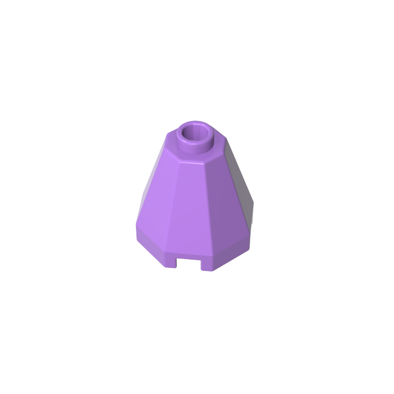 GDS-2042 - Cone 2 x 2 x 1 2/3 Octagonal, Open Stud