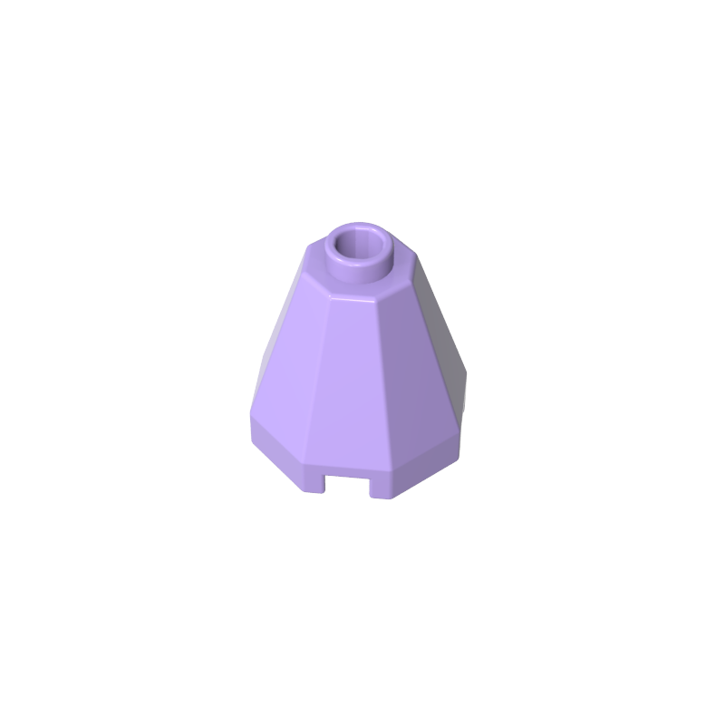 GDS-2042 - Cone 2 x 2 x 1 2/3 Octagonal, Open Stud