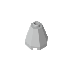 GDS-2042 - Cone 2 x 2 x 1 2/3 Octagonal, Open Stud