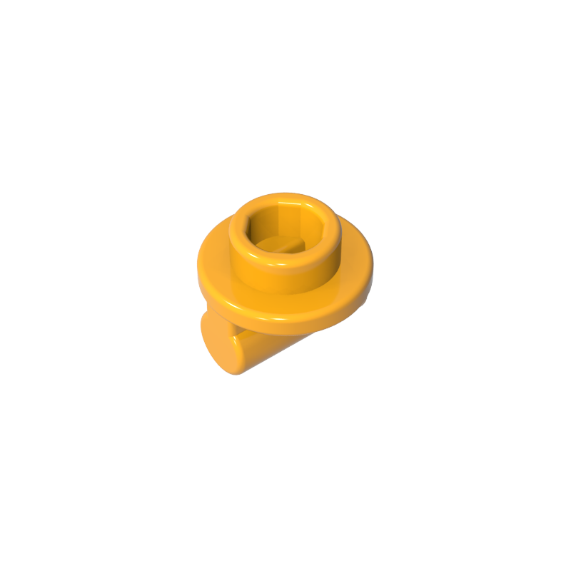 GDS-2045 - Plate Round 1 x 1 with Open Stud and Bar on Underside