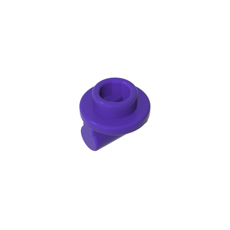 GDS-2045 - Plate Round 1 x 1 with Open Stud and Bar on Underside