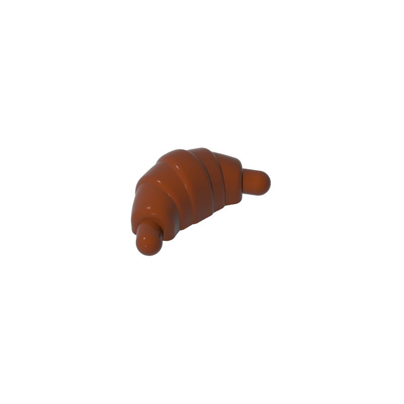 GDS-2053 - Food Croissant - Rounded Ends