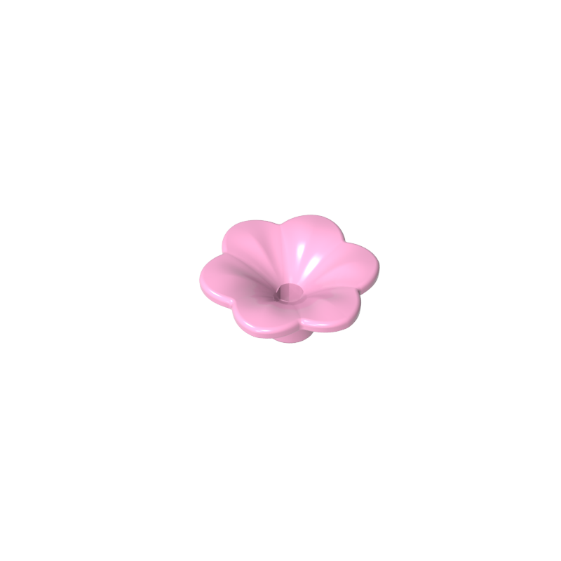 GDS-2059 - Plant, Outdoor Accessory Kit, Flower with 6 Rounded Petals and Pin
