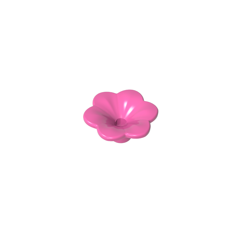 GDS-2059 - Plant, Outdoor Accessory Kit, Flower with 6 Rounded Petals and Pin