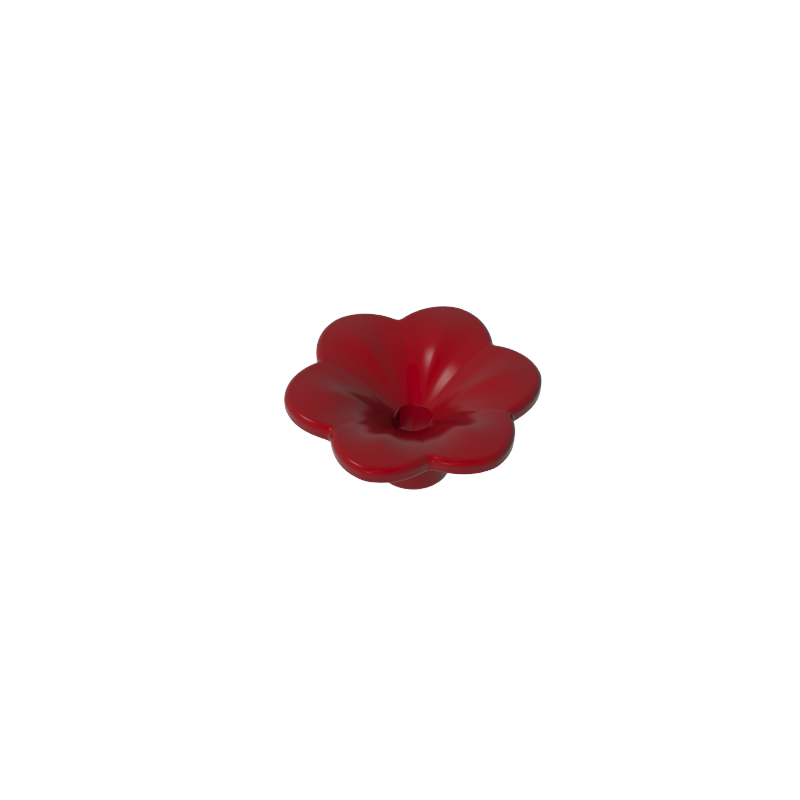 GDS-2059 - Plant, Outdoor Accessory Kit, Flower with 6 Rounded Petals and Pin