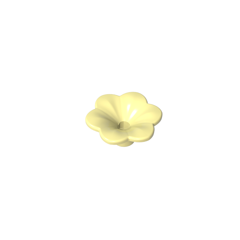 GDS-2059 - Plant, Outdoor Accessory Kit, Flower with 6 Rounded Petals and Pin