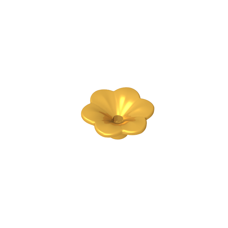 GDS-2059 - Plant, Outdoor Accessory Kit, Flower with 6 Rounded Petals and Pin