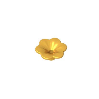 GDS-2059 - Plant, Outdoor Accessory Kit, Flower with 6 Rounded Petals and Pin