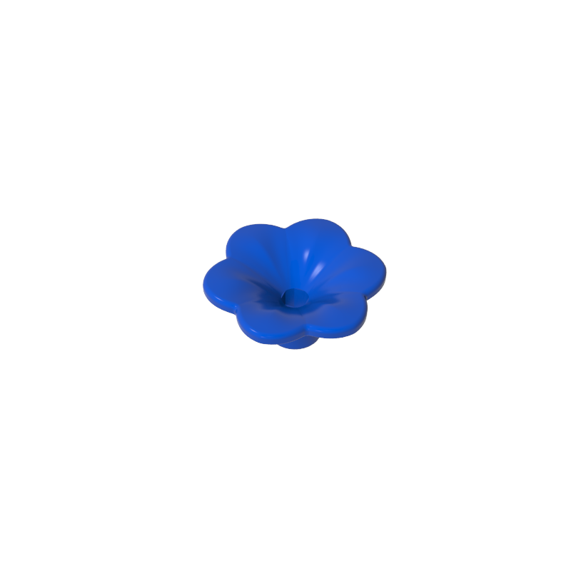 GDS-2059 - Plant, Outdoor Accessory Kit, Flower with 6 Rounded Petals and Pin